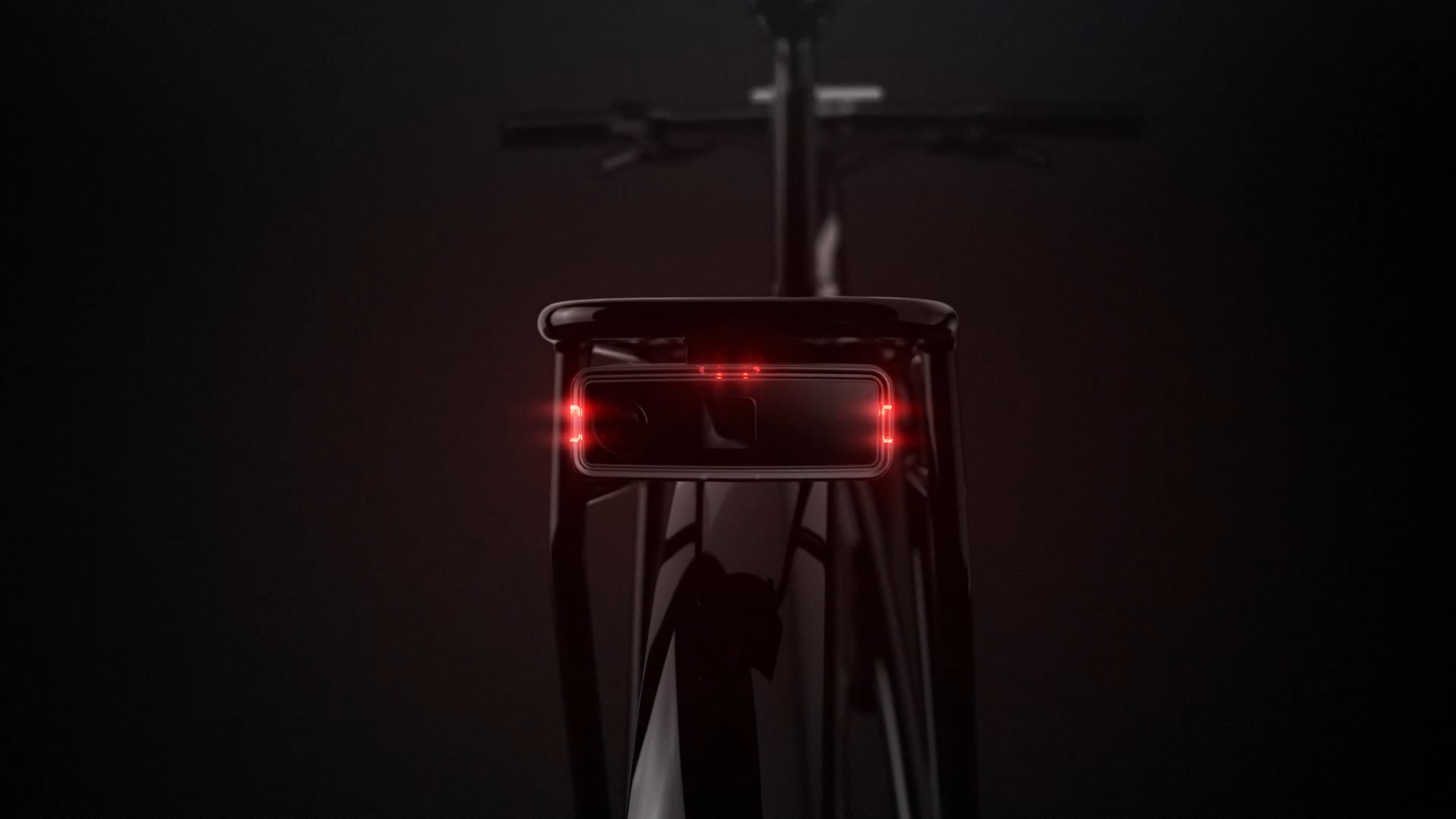 Digitaler Fahrrad-Rückspiegel Ride Safety System RS 1000: Rücklicht und Bremslicht fürs Fahrrad